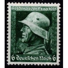 1935 - Tysk Rige - AFA 564 - Frimærke - Heltemindedagen - Postfrisk.